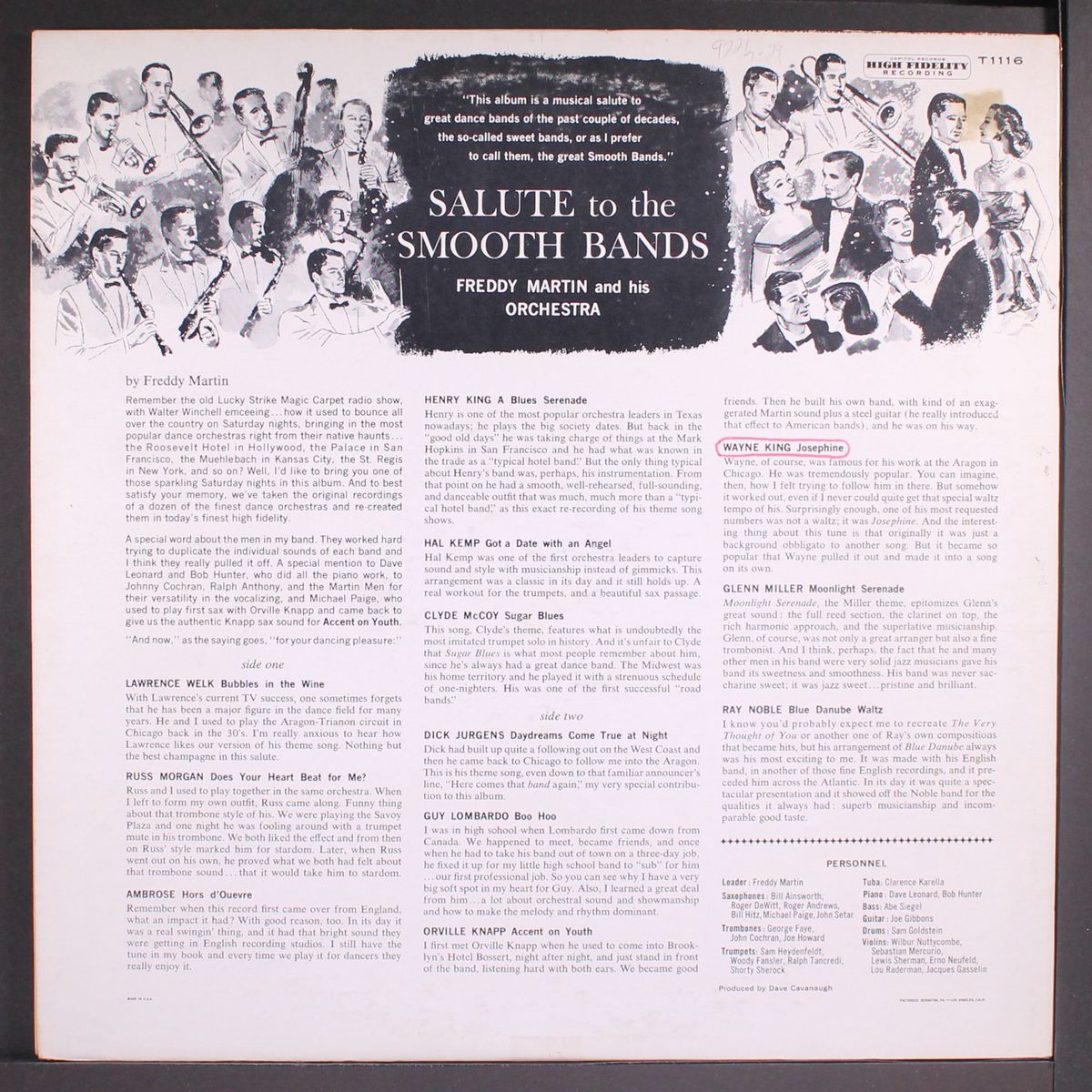 salute to the smooth bands by FREDDY MARTIN