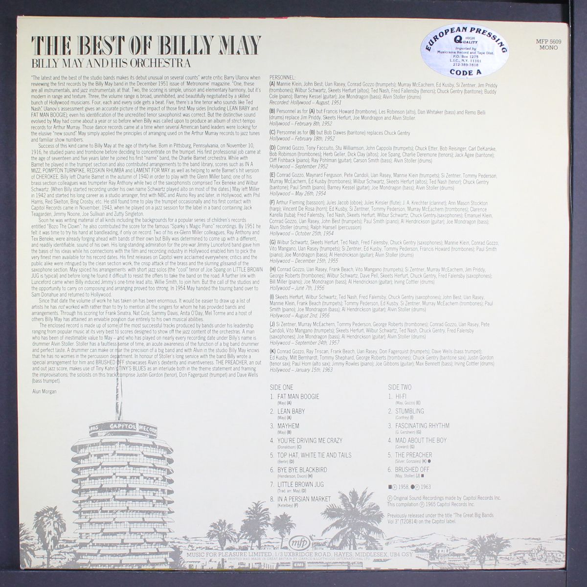 the best of billy may by BILLY MAY