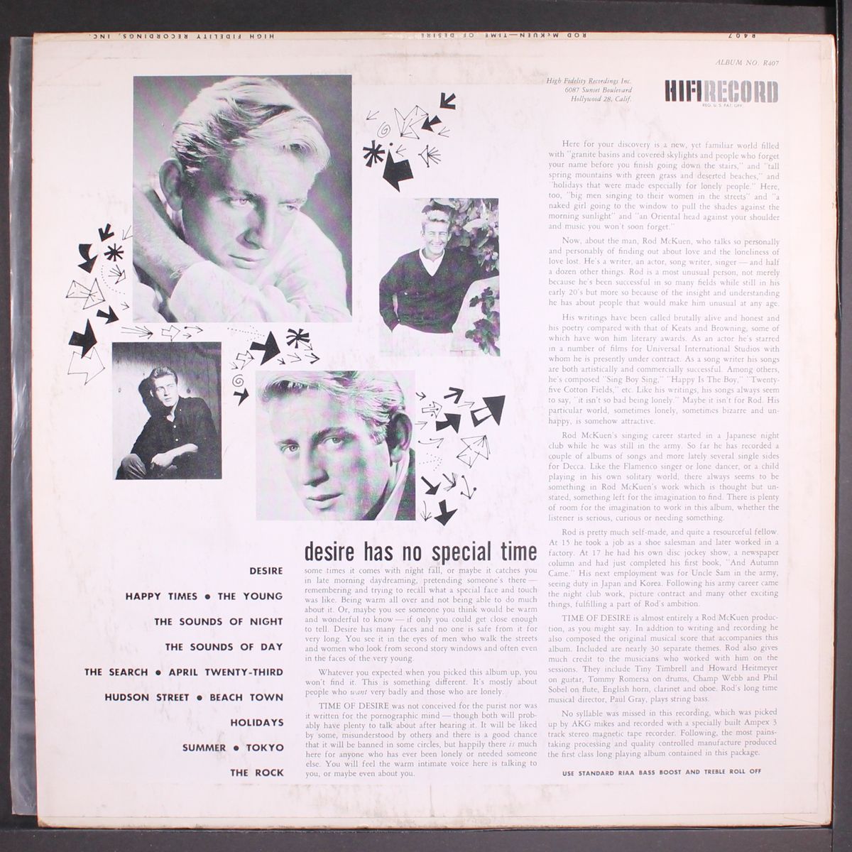 time of desire by ROD MCKUEN