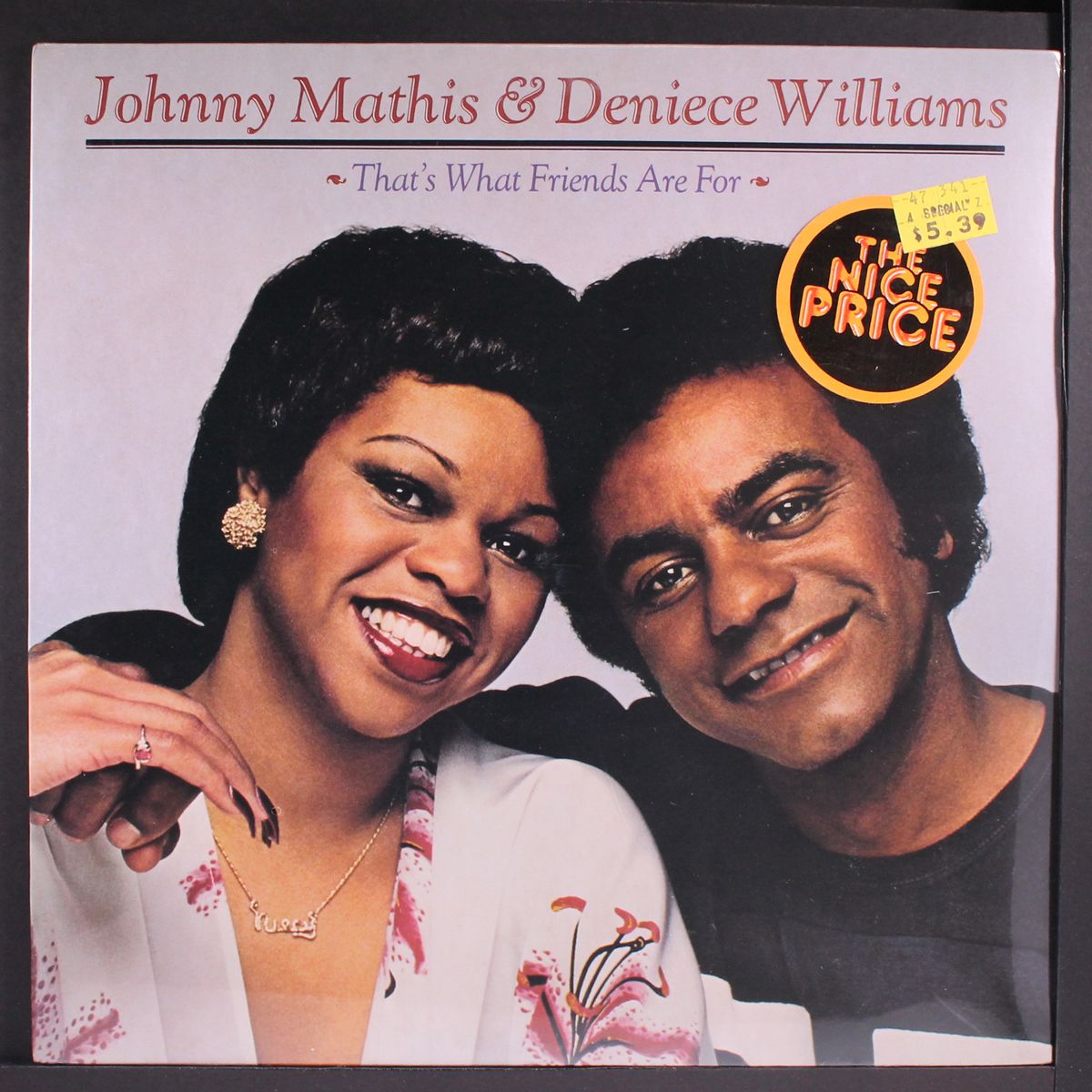 that's what friends are for. by JOHNNY MATHIS & DENIECE WILLIAMS