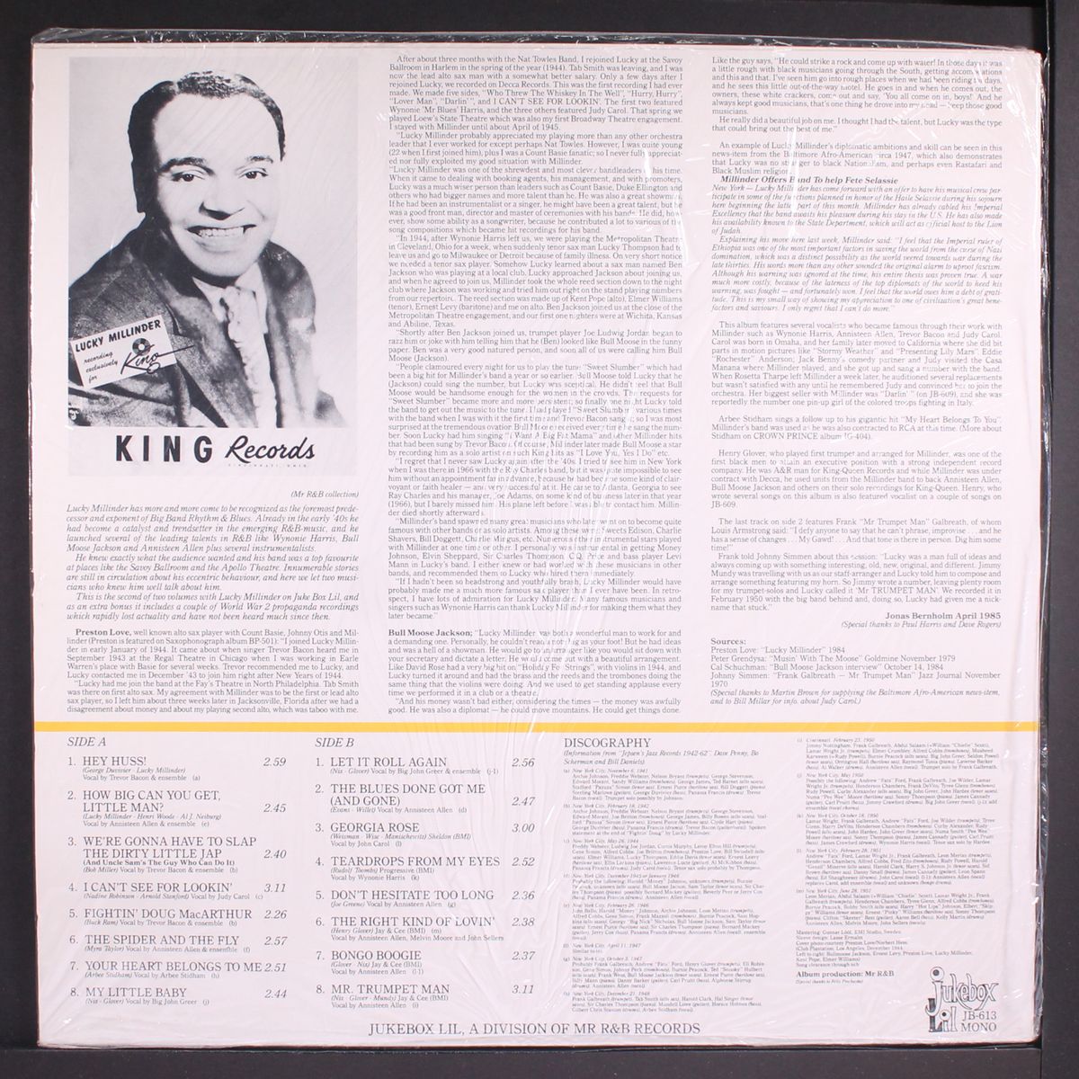 let it roll again by LUCKY MILLINDER