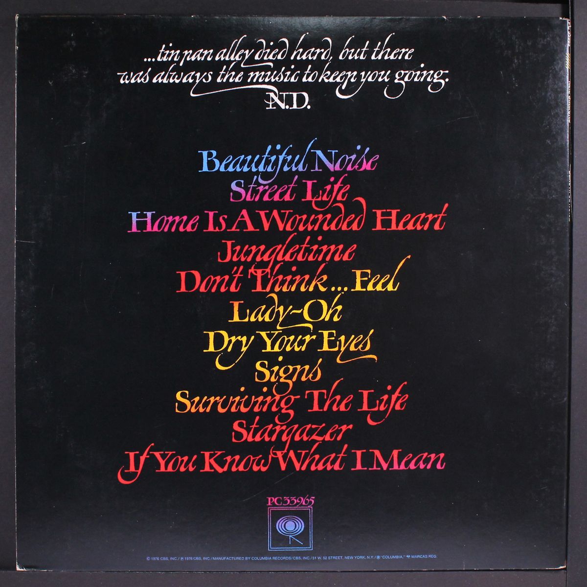 beautiful noise by NEIL DIAMOND