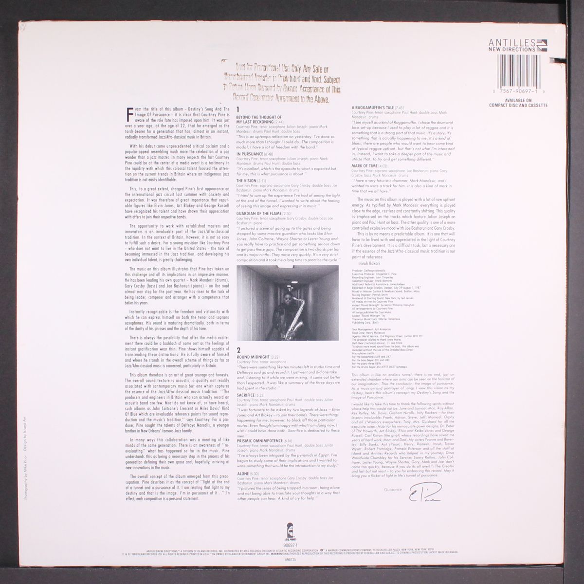 destiny's song by COURTNEY PINE