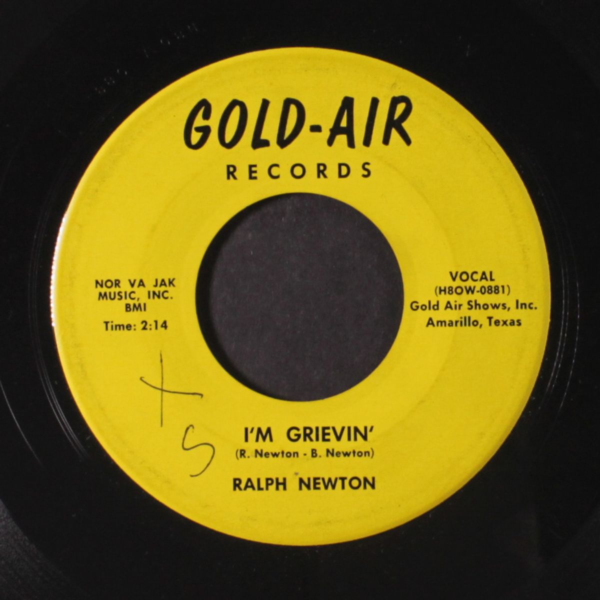 i'm grievin' / yes i do! by RALPH NEWTON
