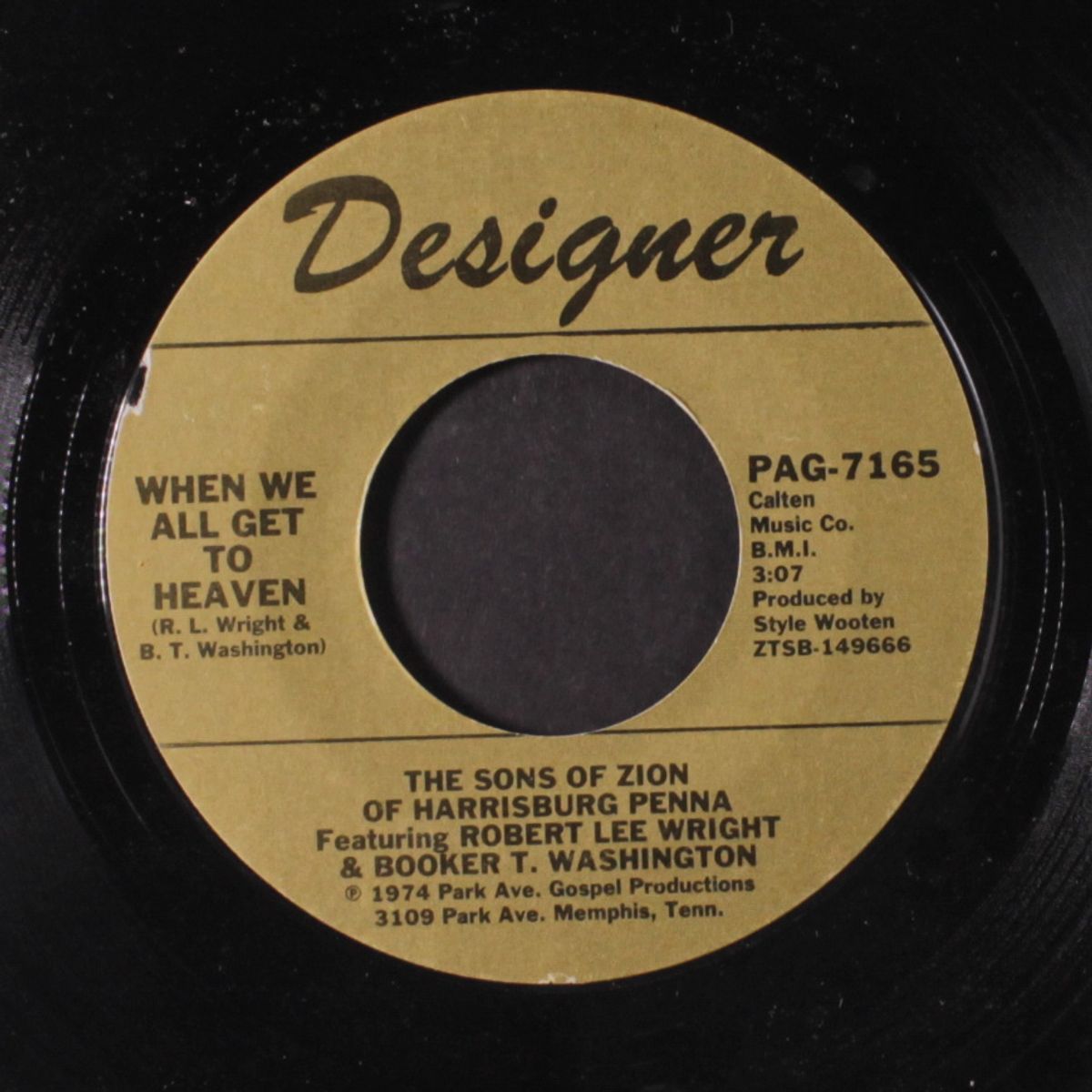 there's no need to worry / when we all get to heaven by SONS OF ZION OF HARRISBURG, PA