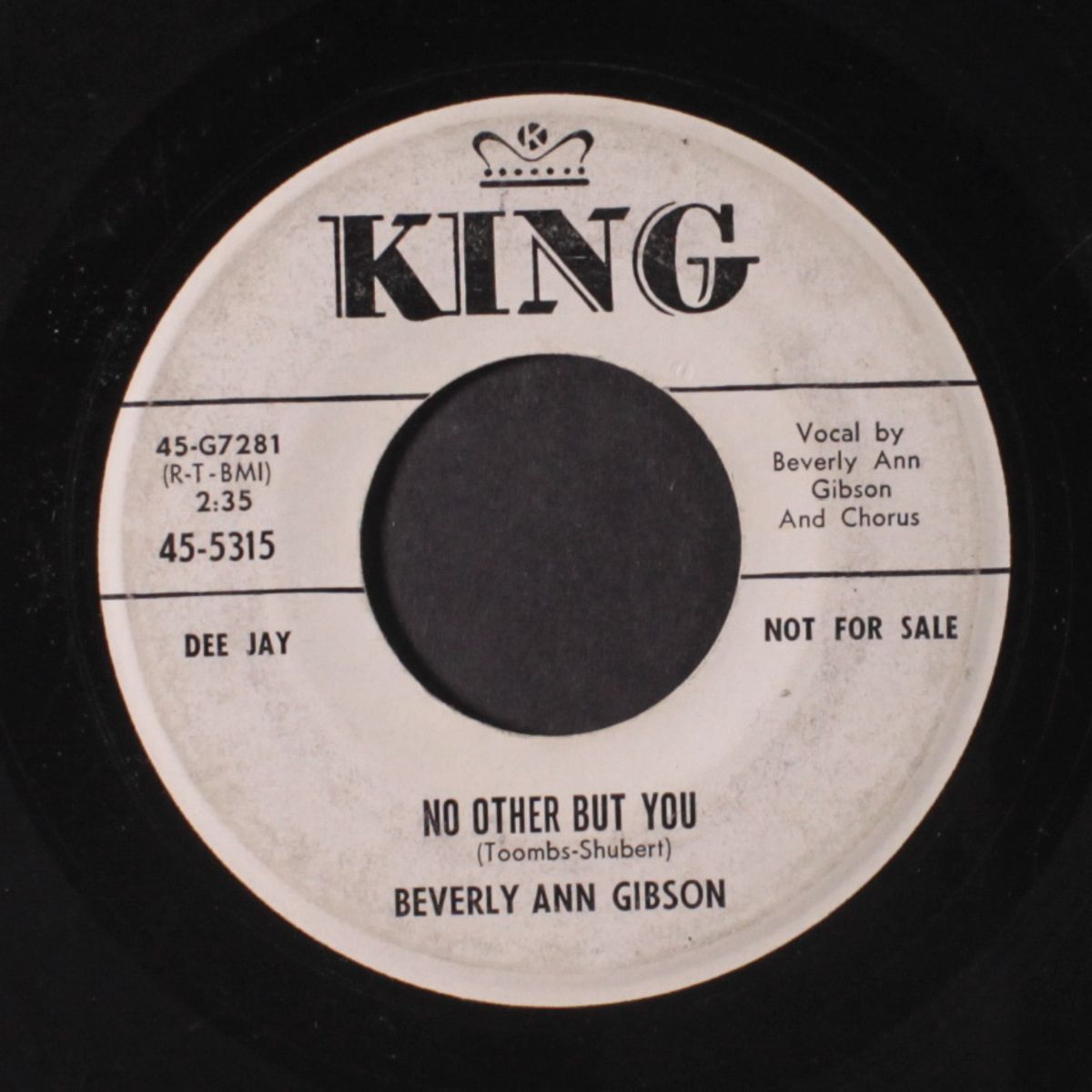 the love we shared / no other but you by BEVERLY ANN GIBSON