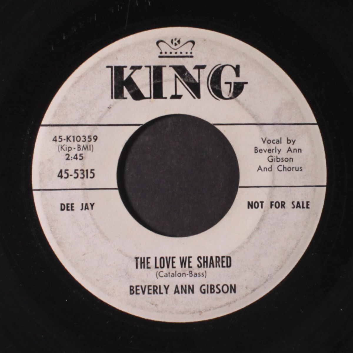 the love we shared / no other but you by BEVERLY ANN GIBSON