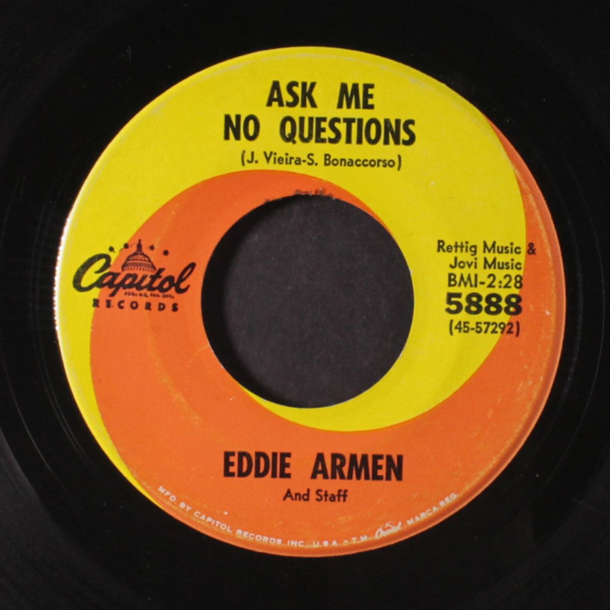 ask me no questions / eddie's groove by EDDIE ARMEN