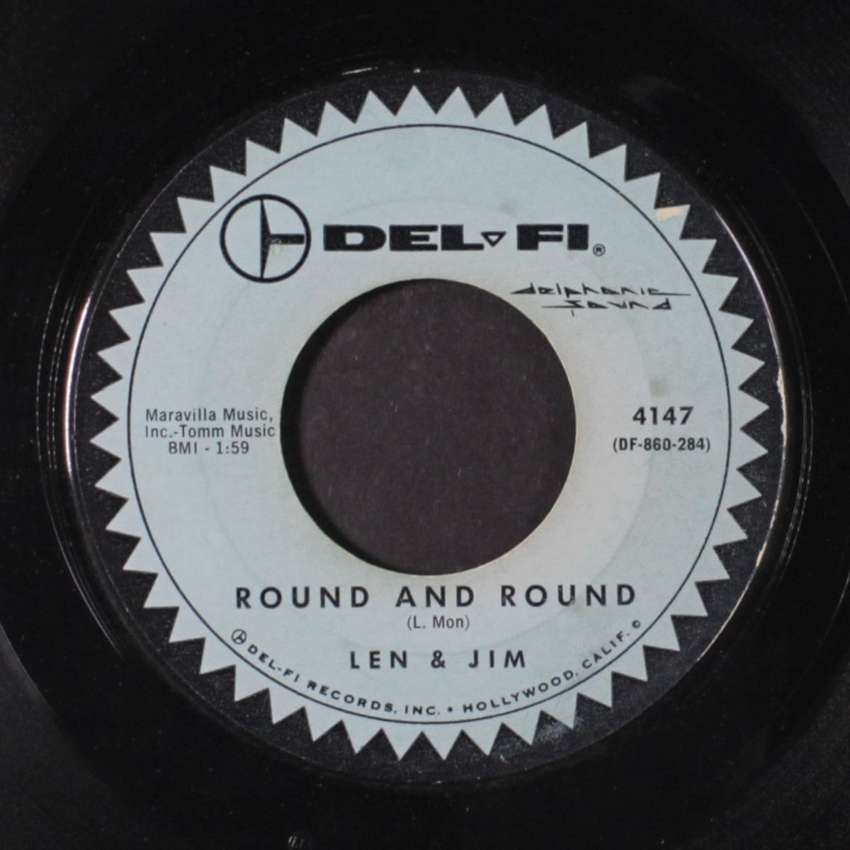 round and round / don't be that way by LEN & JIM