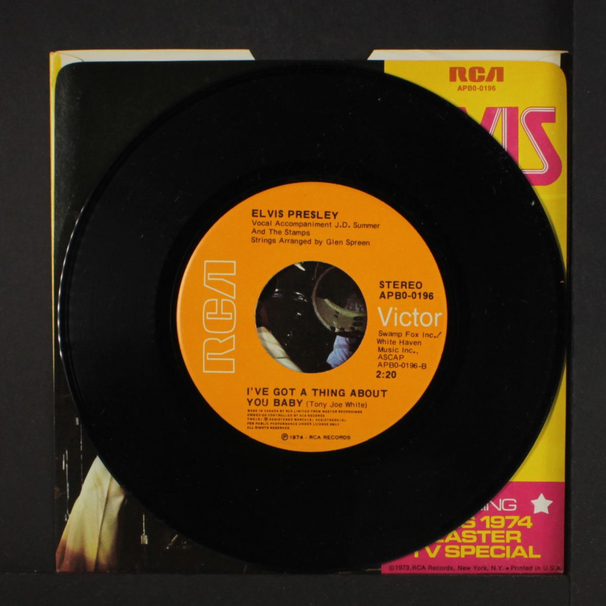 take good care of her / i've got a thing about you baby by ELVIS PRESLEY