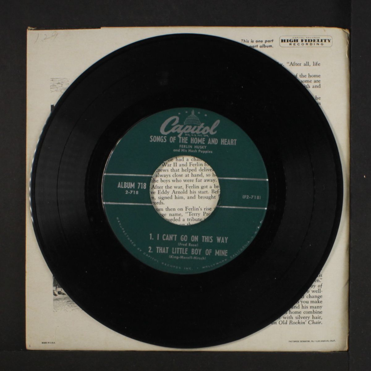 songs of the home and heart, part 2 by FERLIN HUSKY