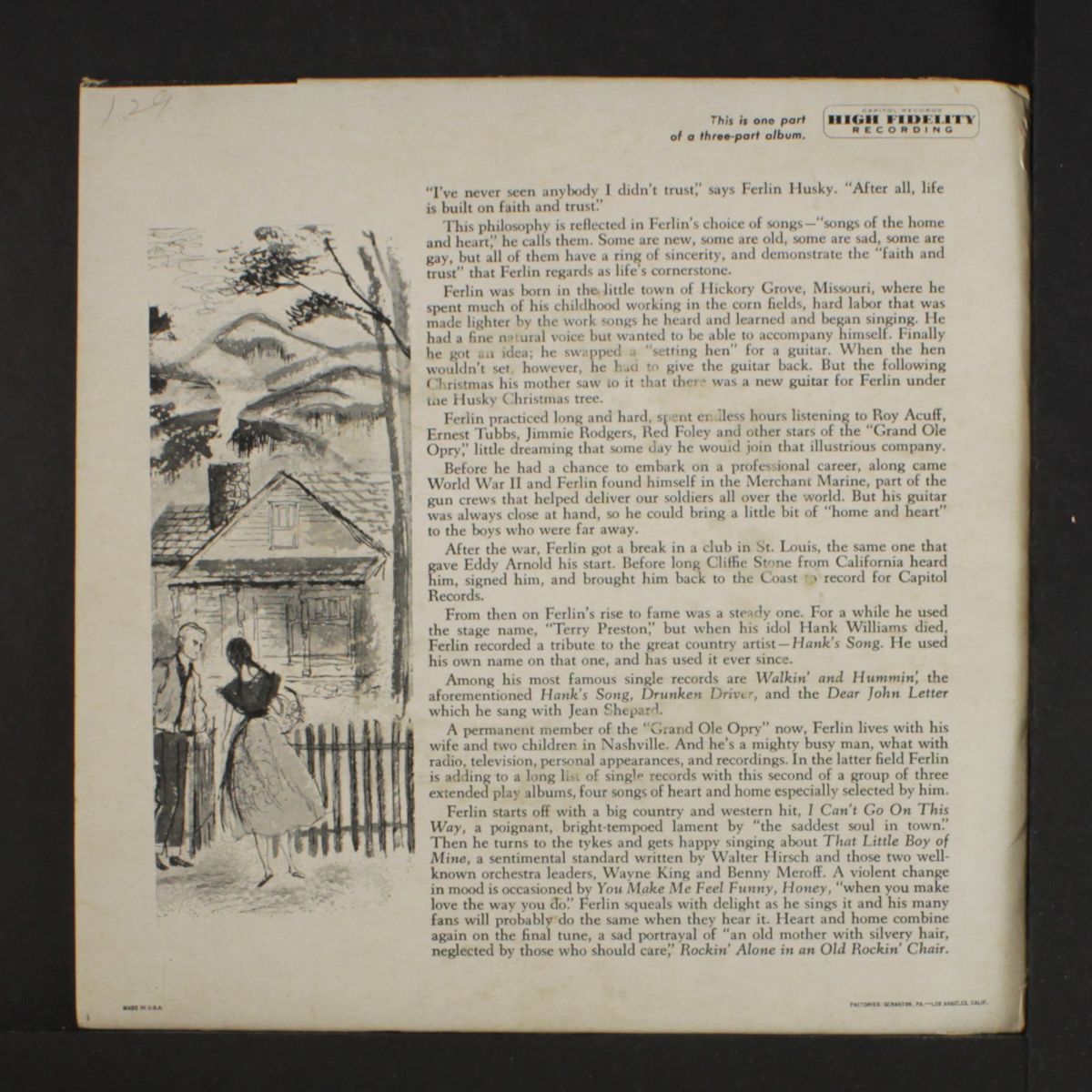 songs of the home and heart, part 2 by FERLIN HUSKY