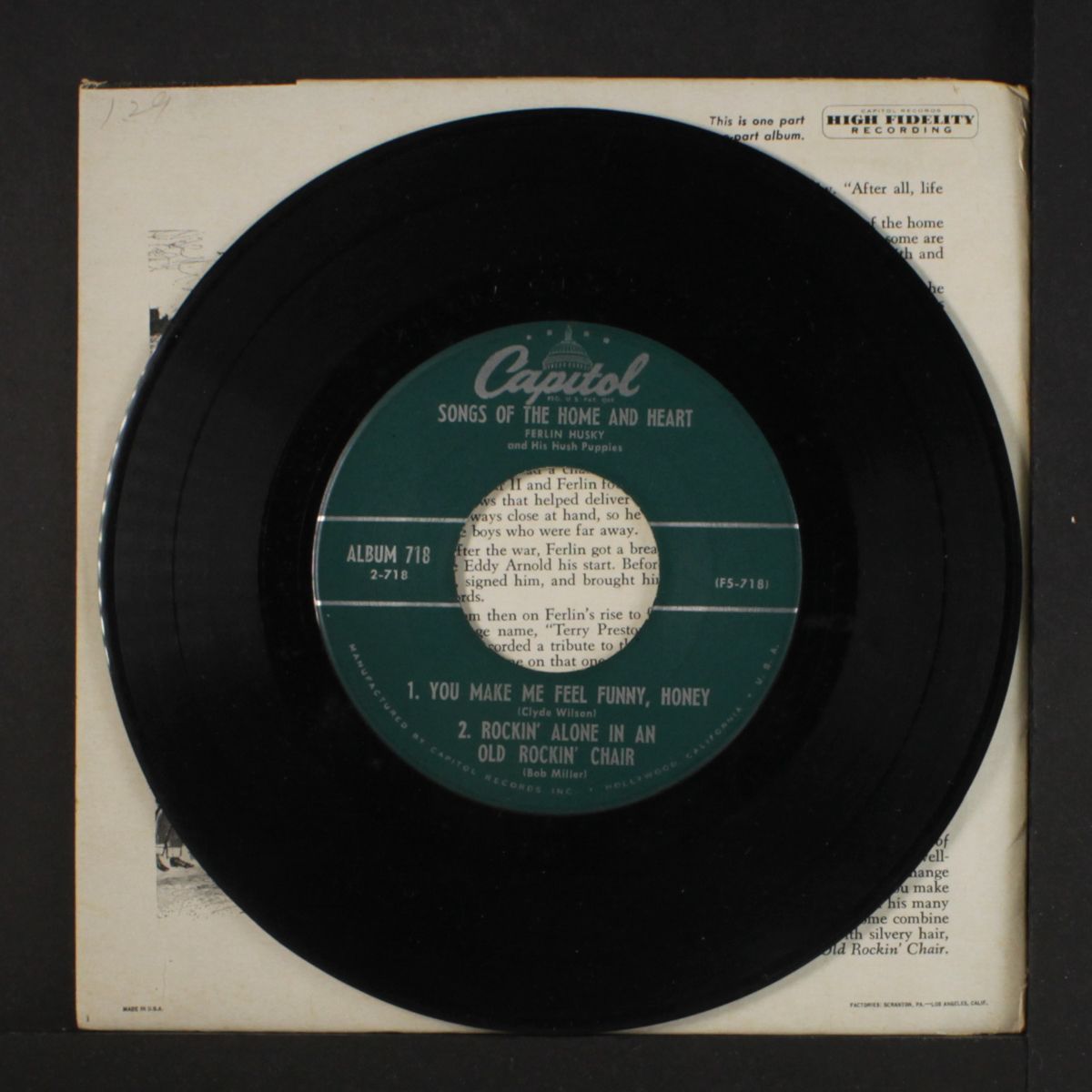 songs of the home and heart, part 2 by FERLIN HUSKY