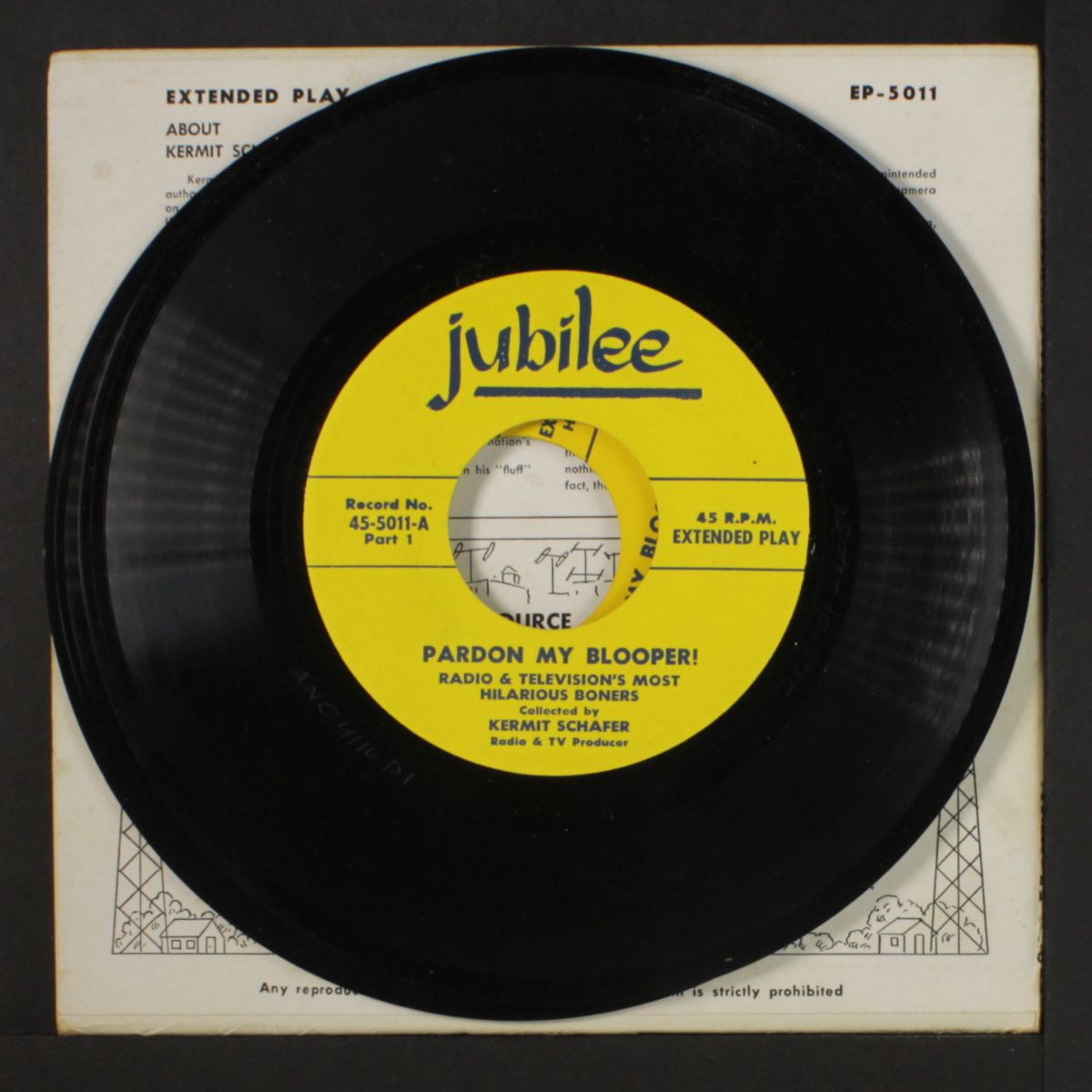 pardon my blooper vol. 1 by KERMIT SCHAFER