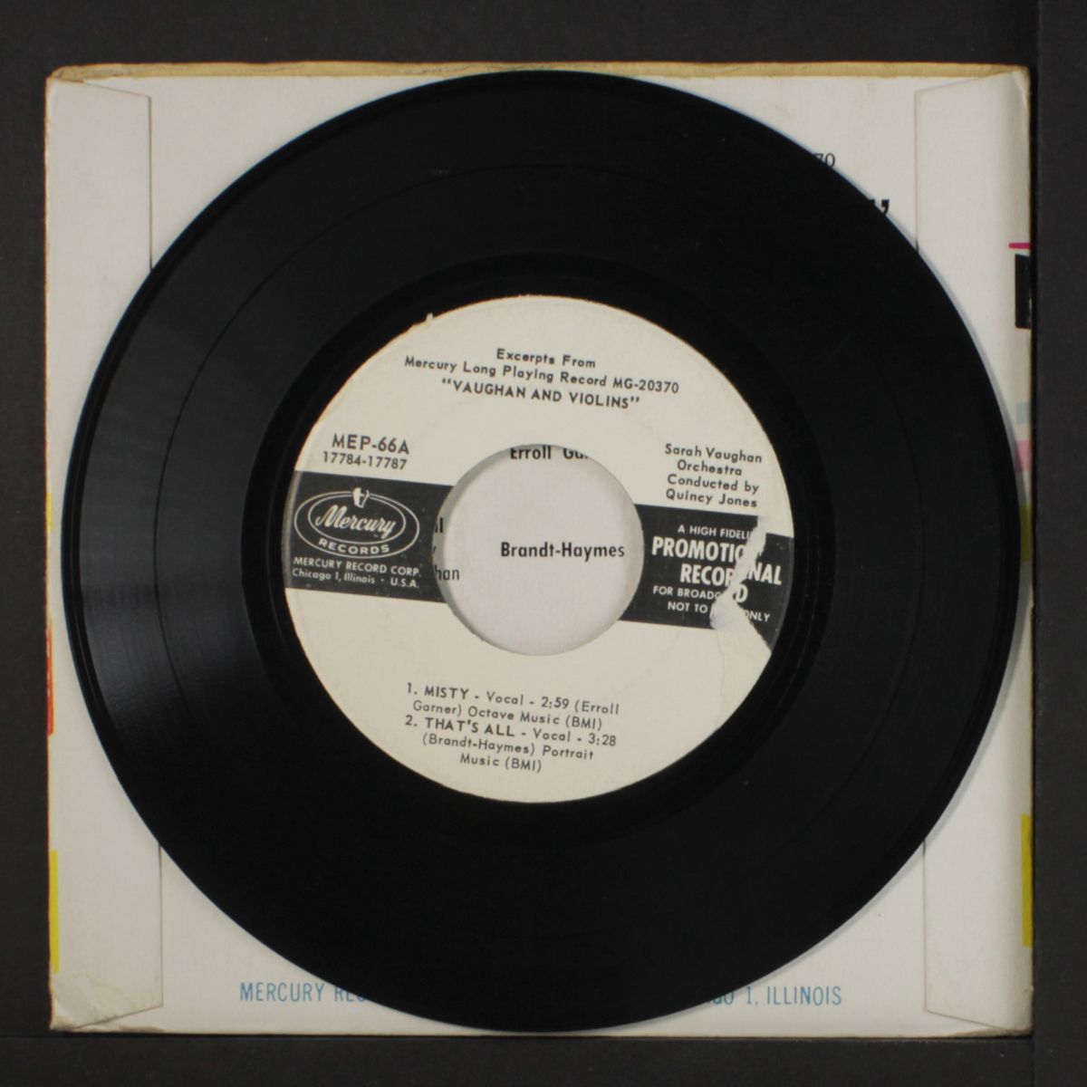 excerpts from vaughan & violins by SARAH VAUGHAN