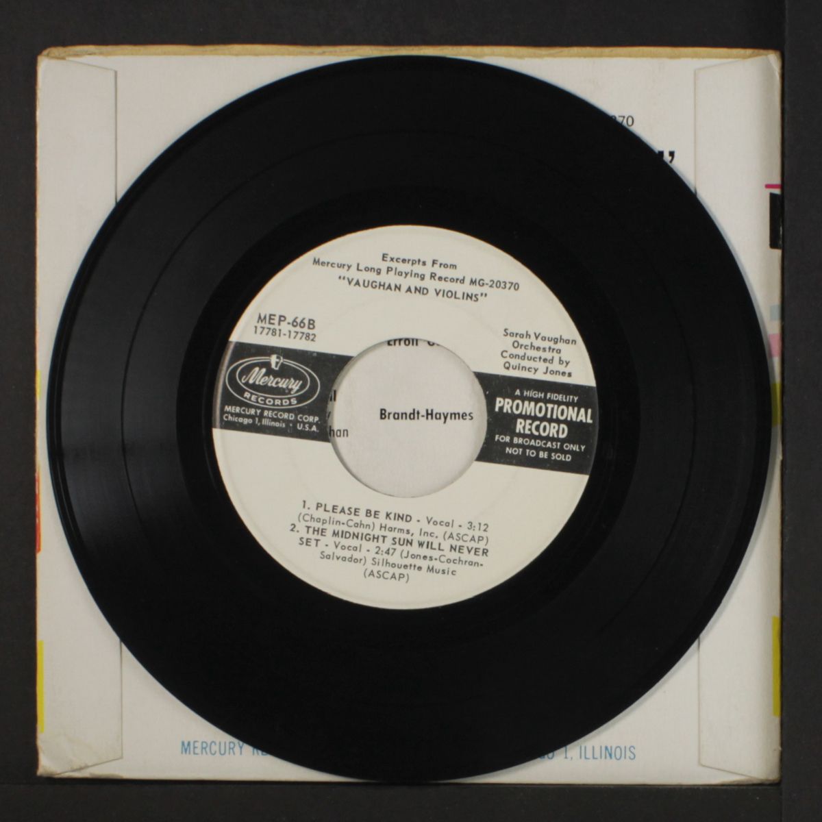 excerpts from vaughan & violins by SARAH VAUGHAN