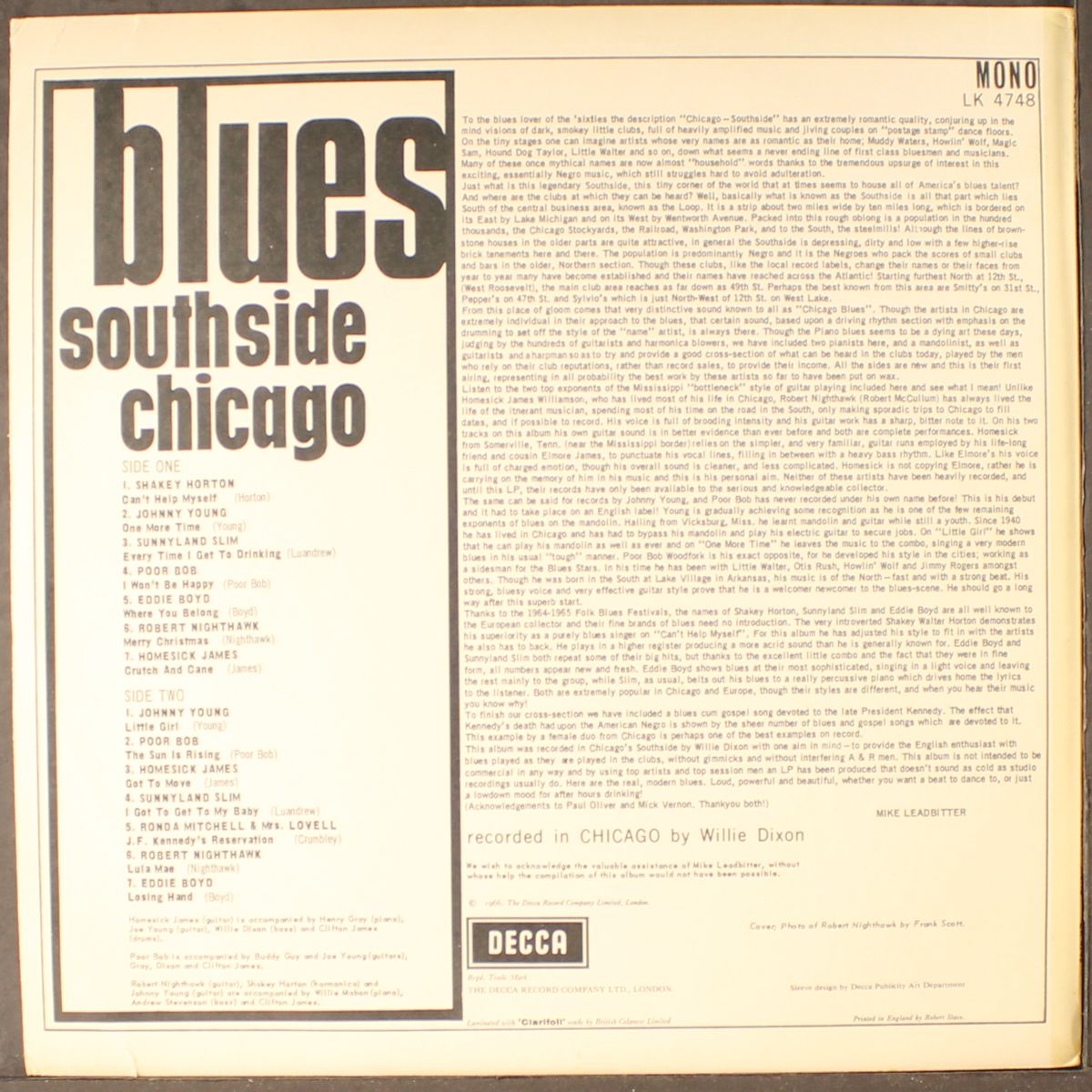 blues southside chicago by VARIOUS