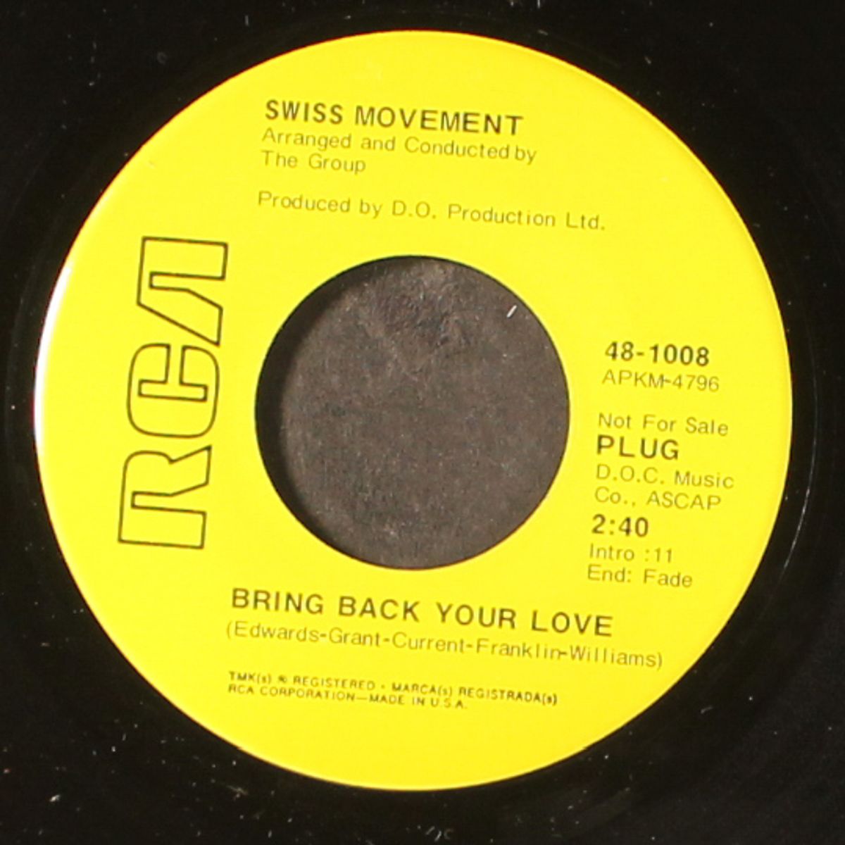 this moment / bring back your love by SWISS MOVEMENT