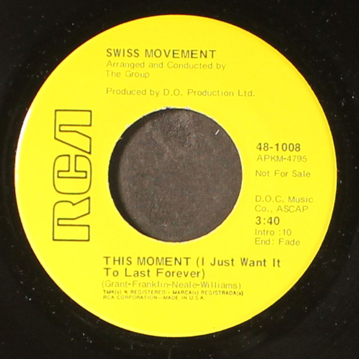 this moment / bring back your love by SWISS MOVEMENT