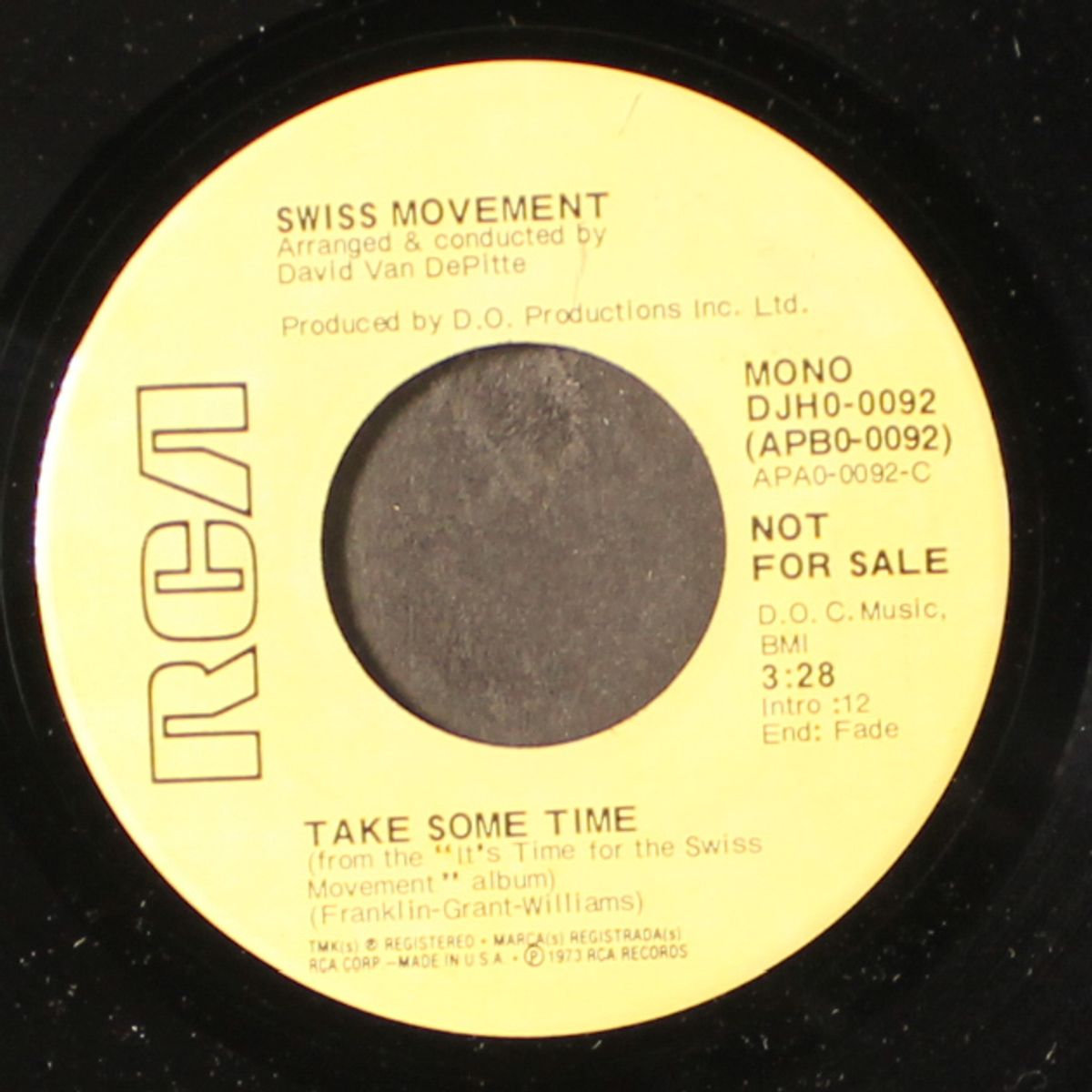 take some time / mono by SWISS MOVEMENT