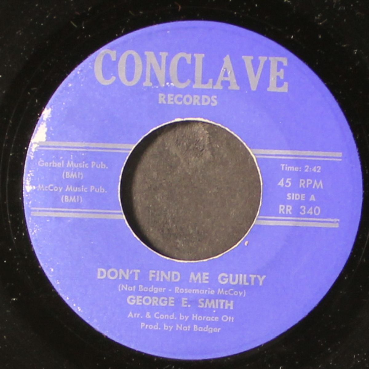 don't find me guilty / human by GEORGE E. SMITH