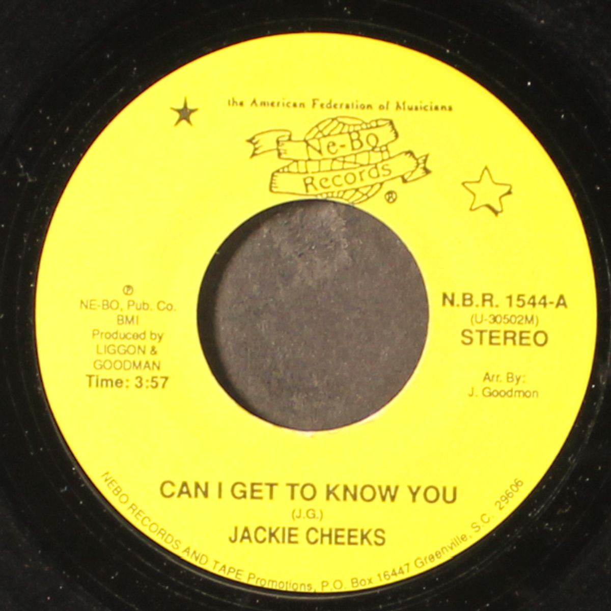 can i get to know you / something you've got by JACKIE CHEEKS