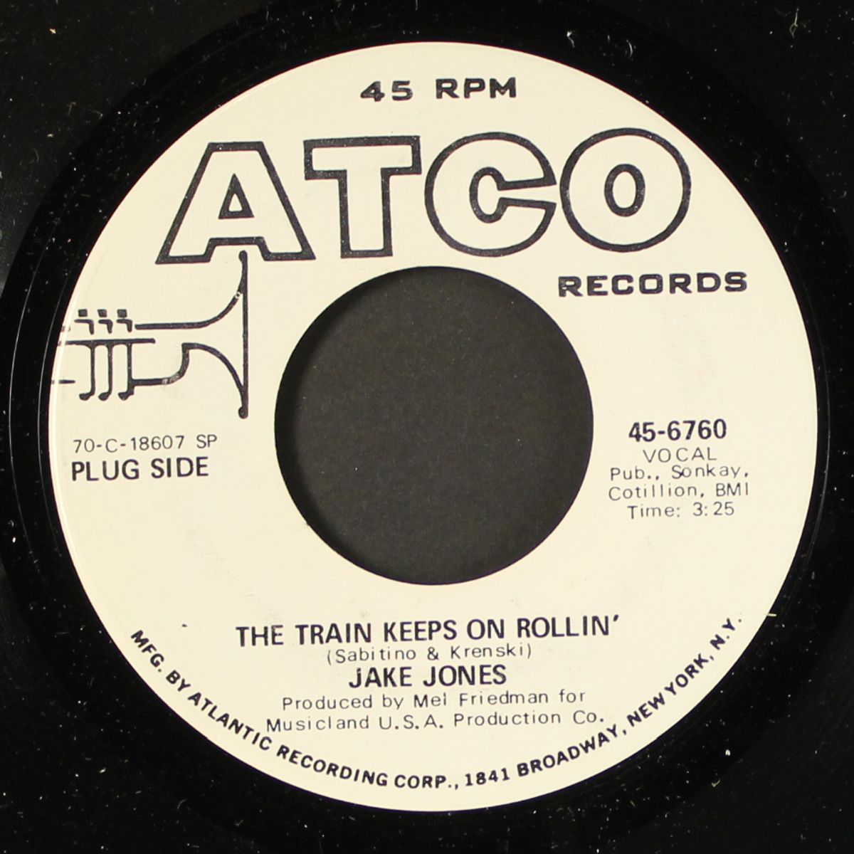 the train keeps on rollin' / live, live, live by JAKE JONES