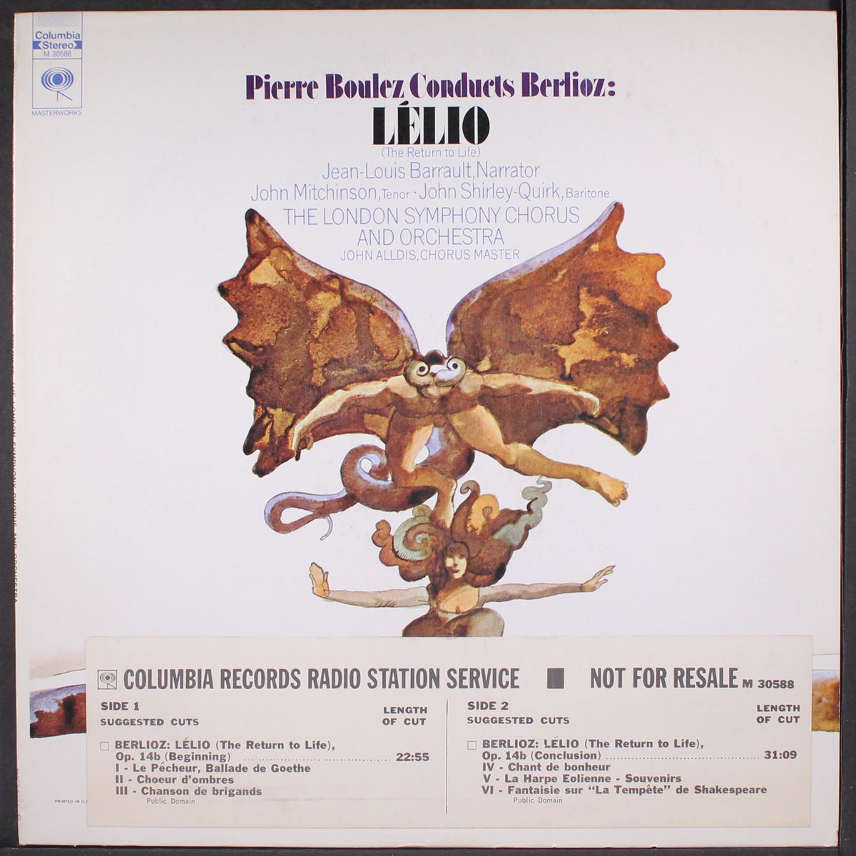 berlioz: lelio by PIERRE BOULEZ
