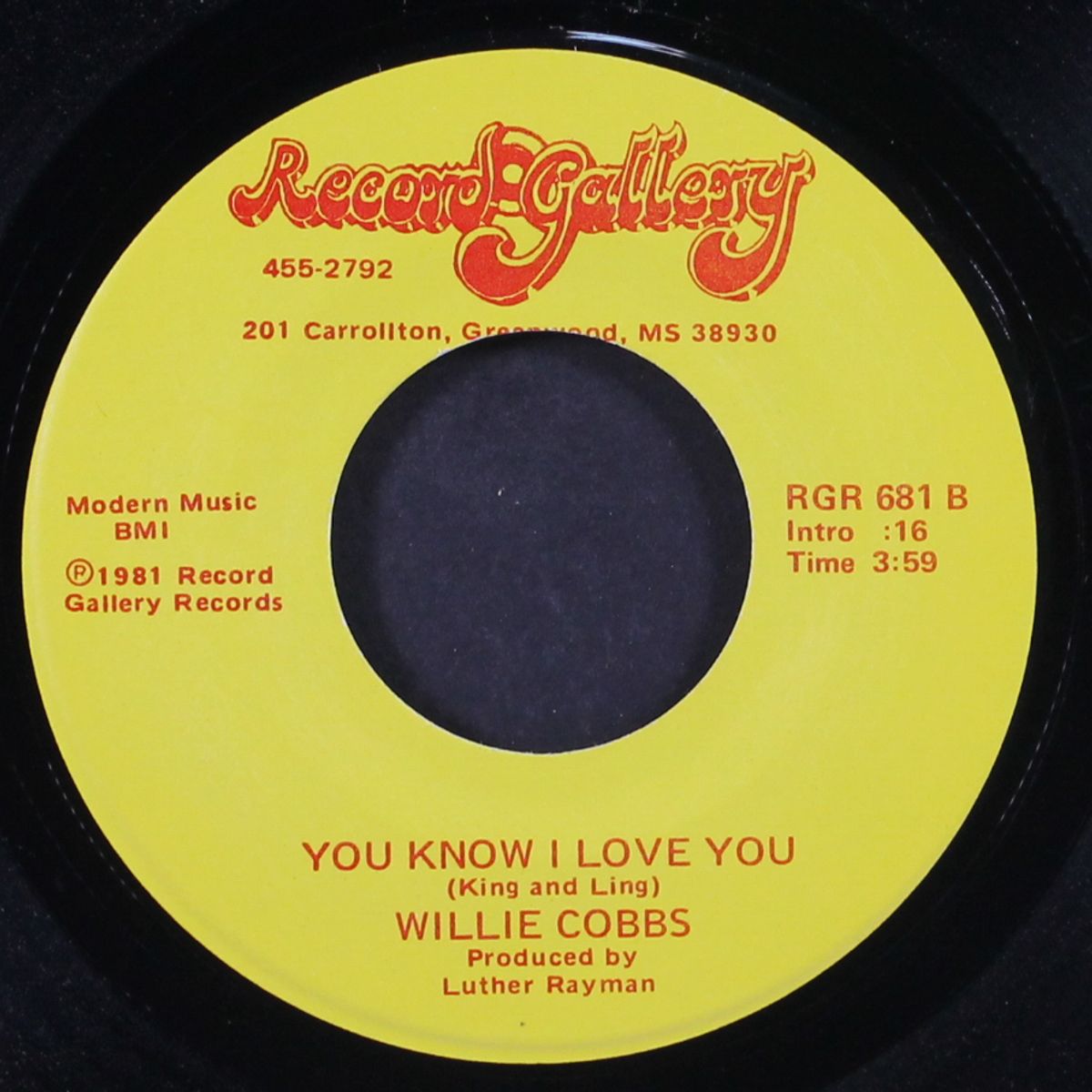 eatin' dry onions / you know i love you by WILLIE COBBS