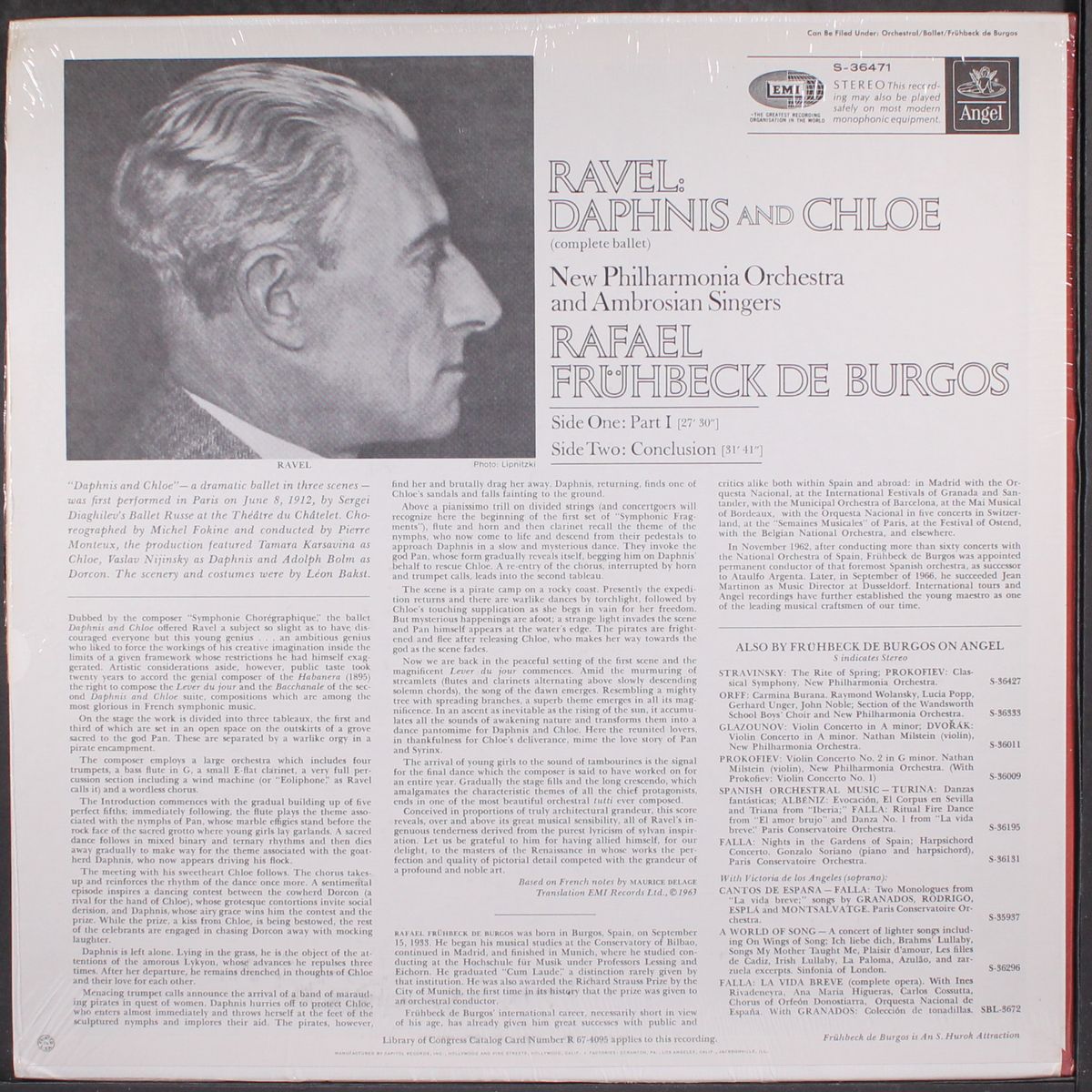 ravel: daphnis and chloe by RAFAEL FRUHBECK DE BURGOS