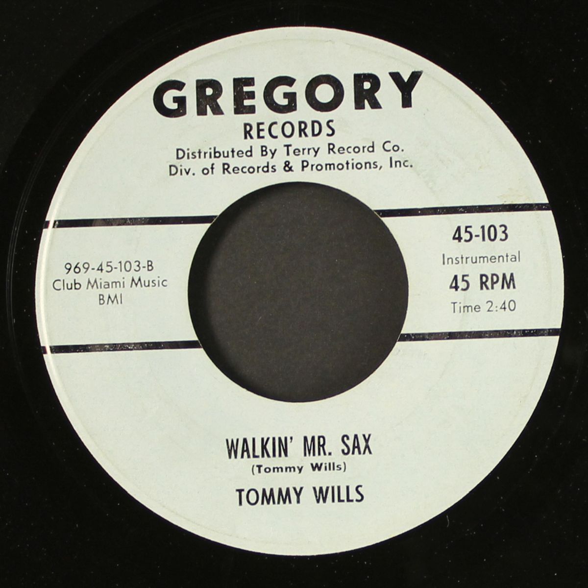 walkin' mr. sax by TOMMY WILLS