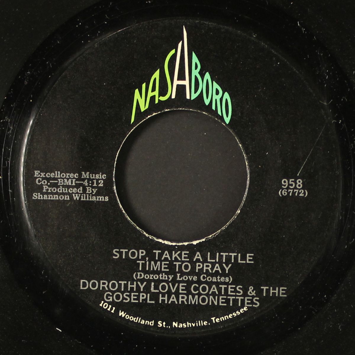 stop, take a little time to pray / a place of rest by DOROTHY LOVE COATES & GOSPEL HARMONETTES