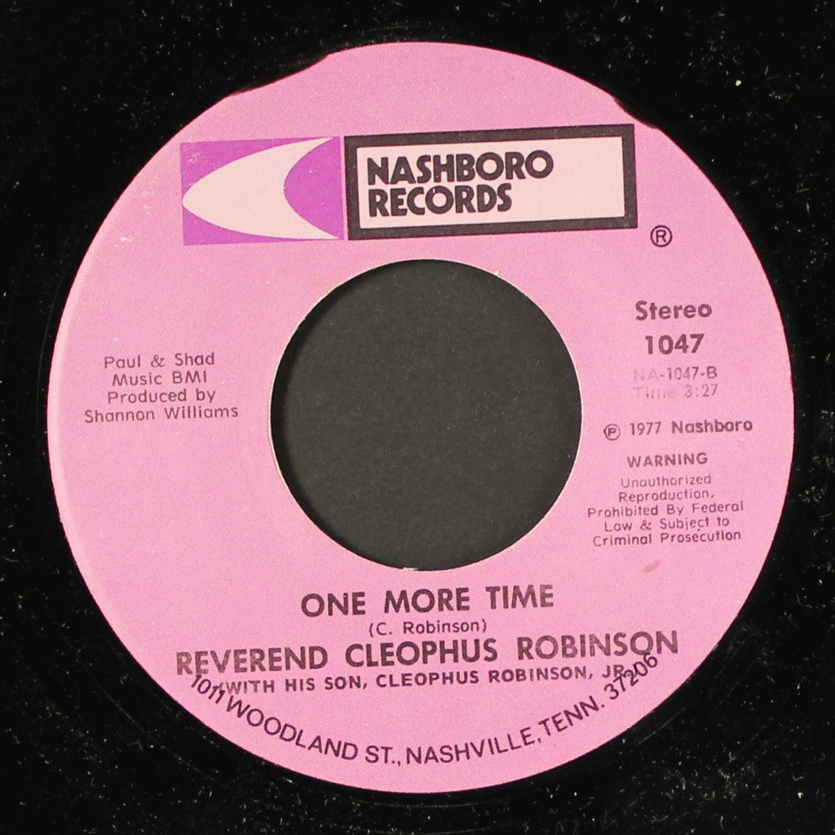 great day by REV. CLEOPHUS ROBINSON