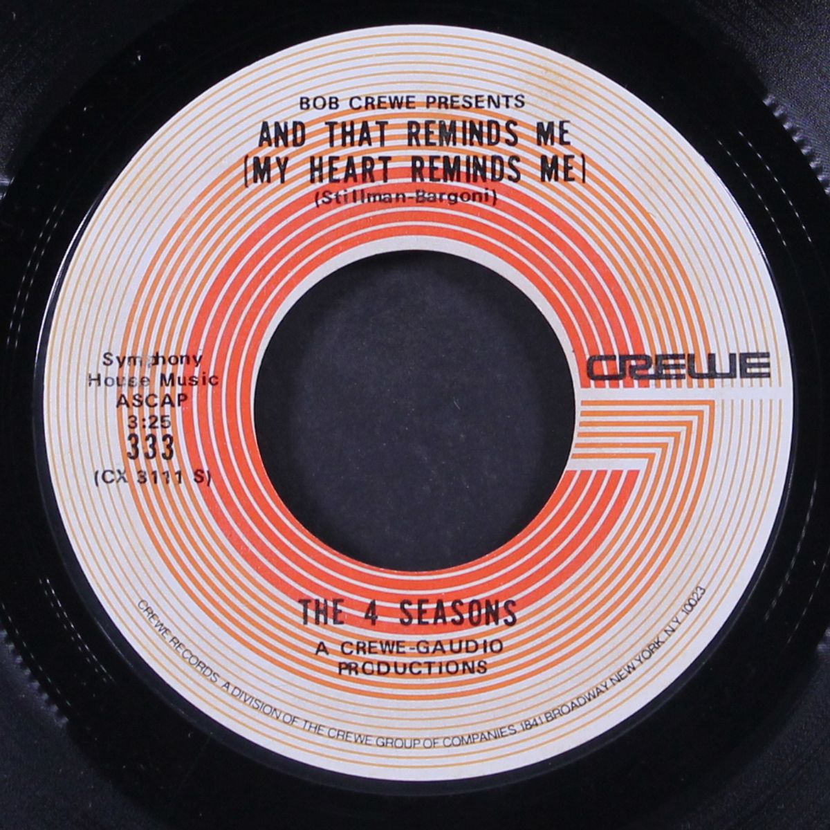 and that reminds me by FOUR SEASONS