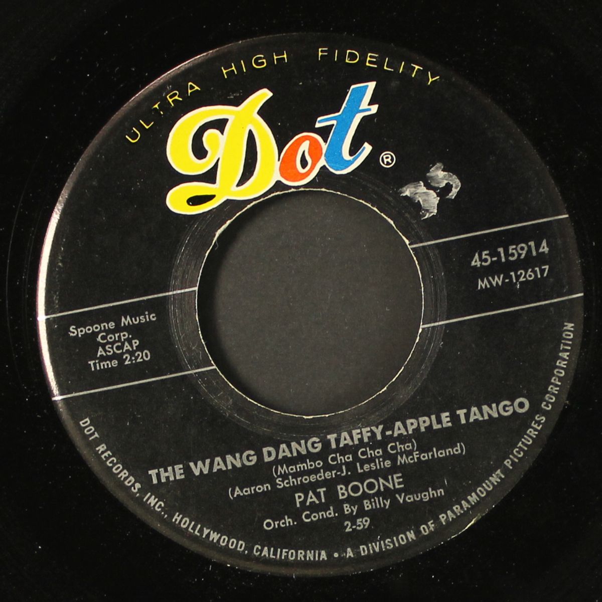 the wang dang taffy-apple tango by PAT BOONE