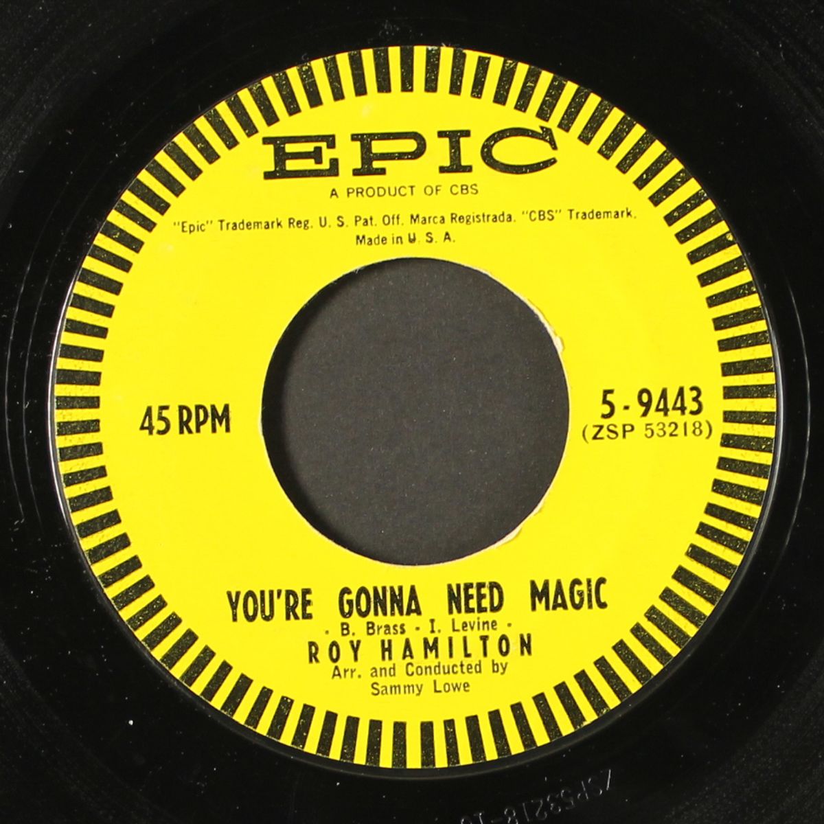 to the one i love / you're gonna need magic by ROY HAMILTON