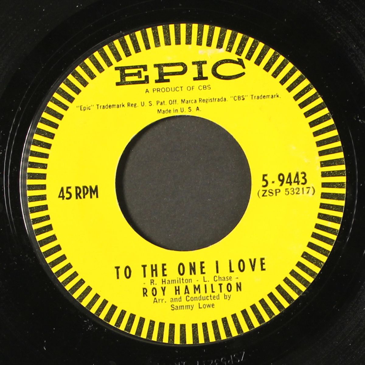 to the one i love / you're gonna need magic by ROY HAMILTON