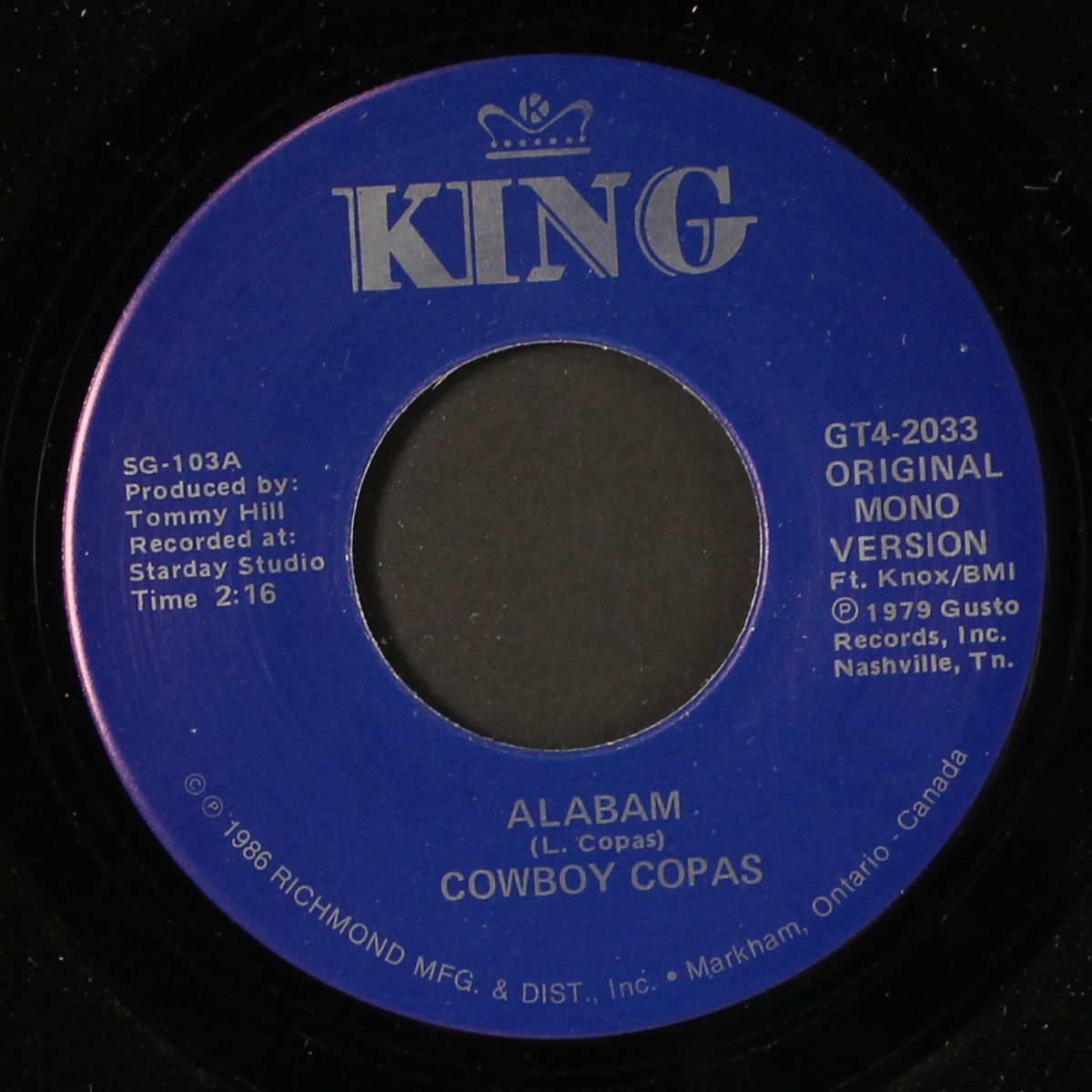 alabam / signed, sealed and delivered by COWBOY COPAS
