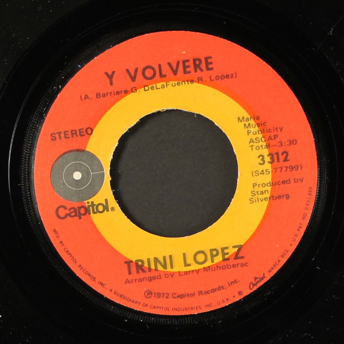 y volvere / ruby mountain by TRINI LOPEZ