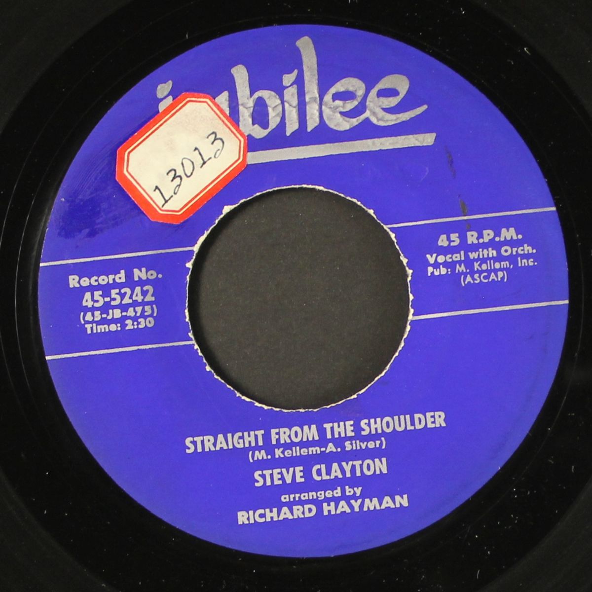 the man with seven loves / staright from the shoulder by STEVE CLAYTON