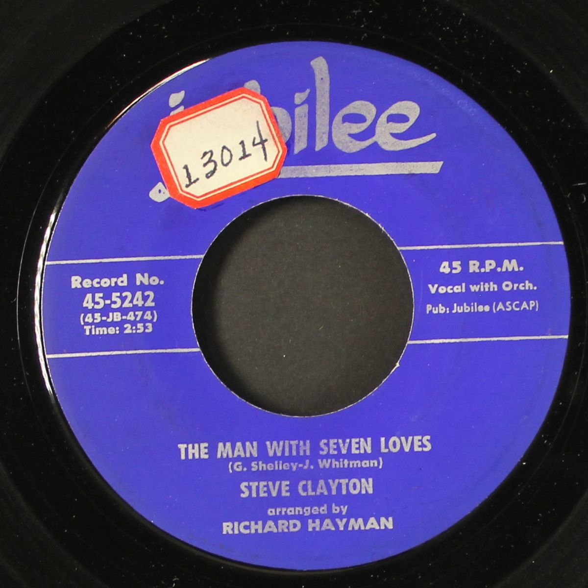 the man with seven loves / staright from the shoulder by STEVE CLAYTON