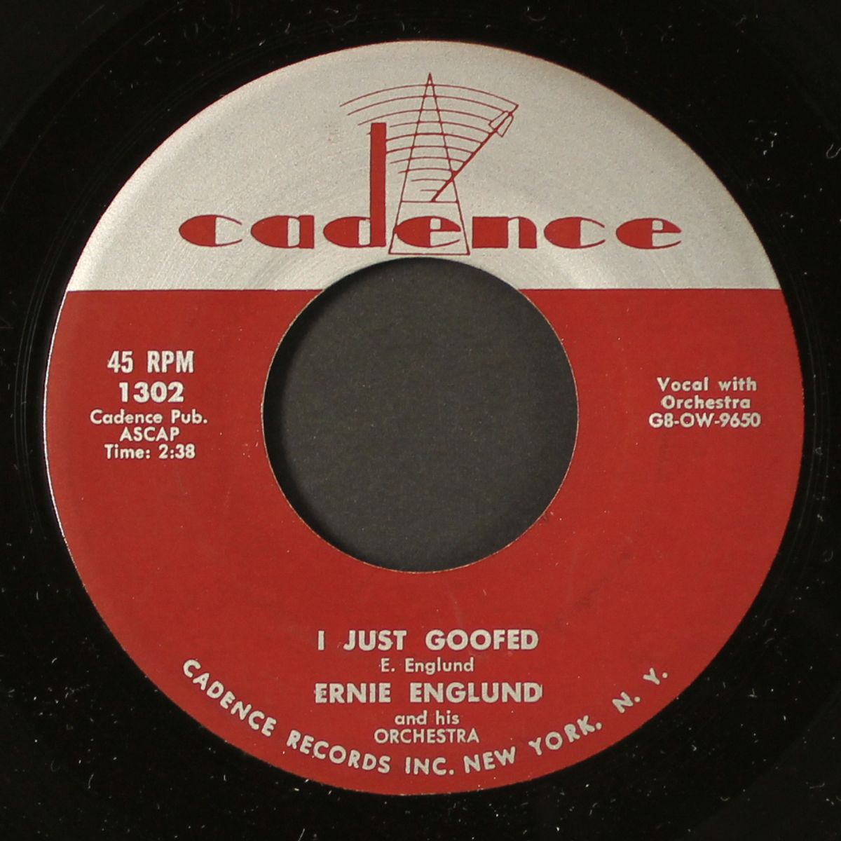 siboney / i just goofed by ERNIE ENGLUND