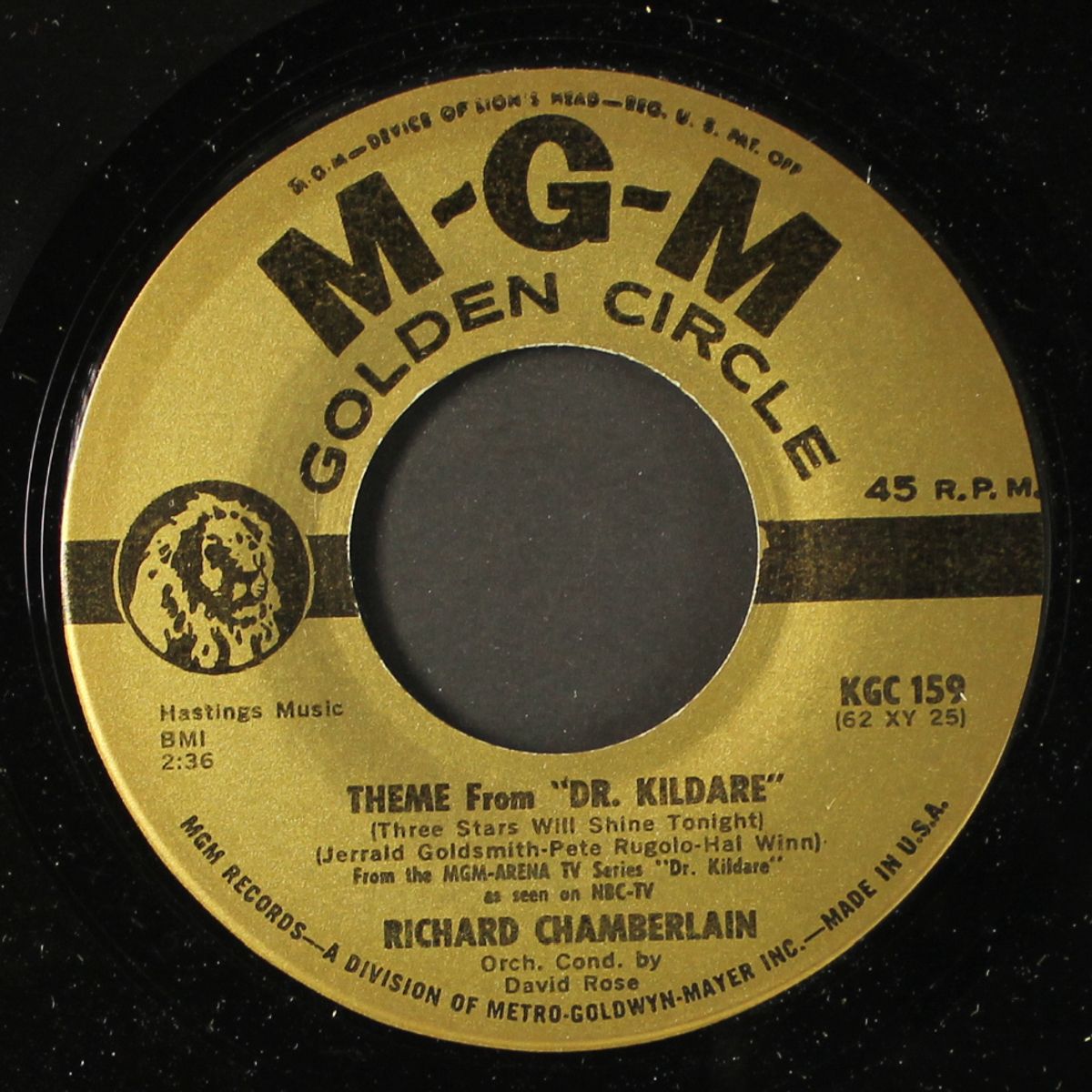theme from dr. kildare / love me tender by RICHARD CHAMBERLAIN