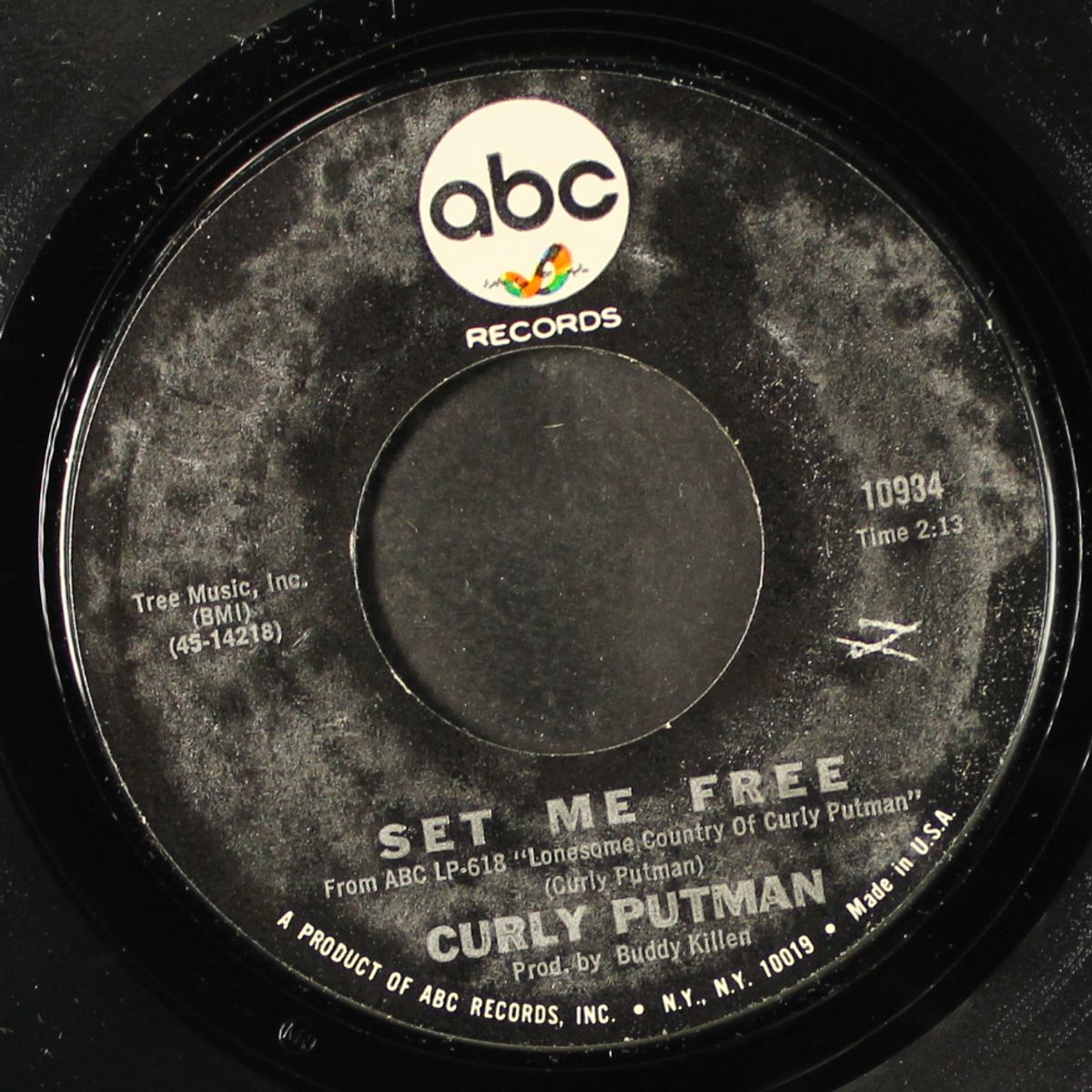 hummin' a heartache / set me free by CURLY PUTMAN