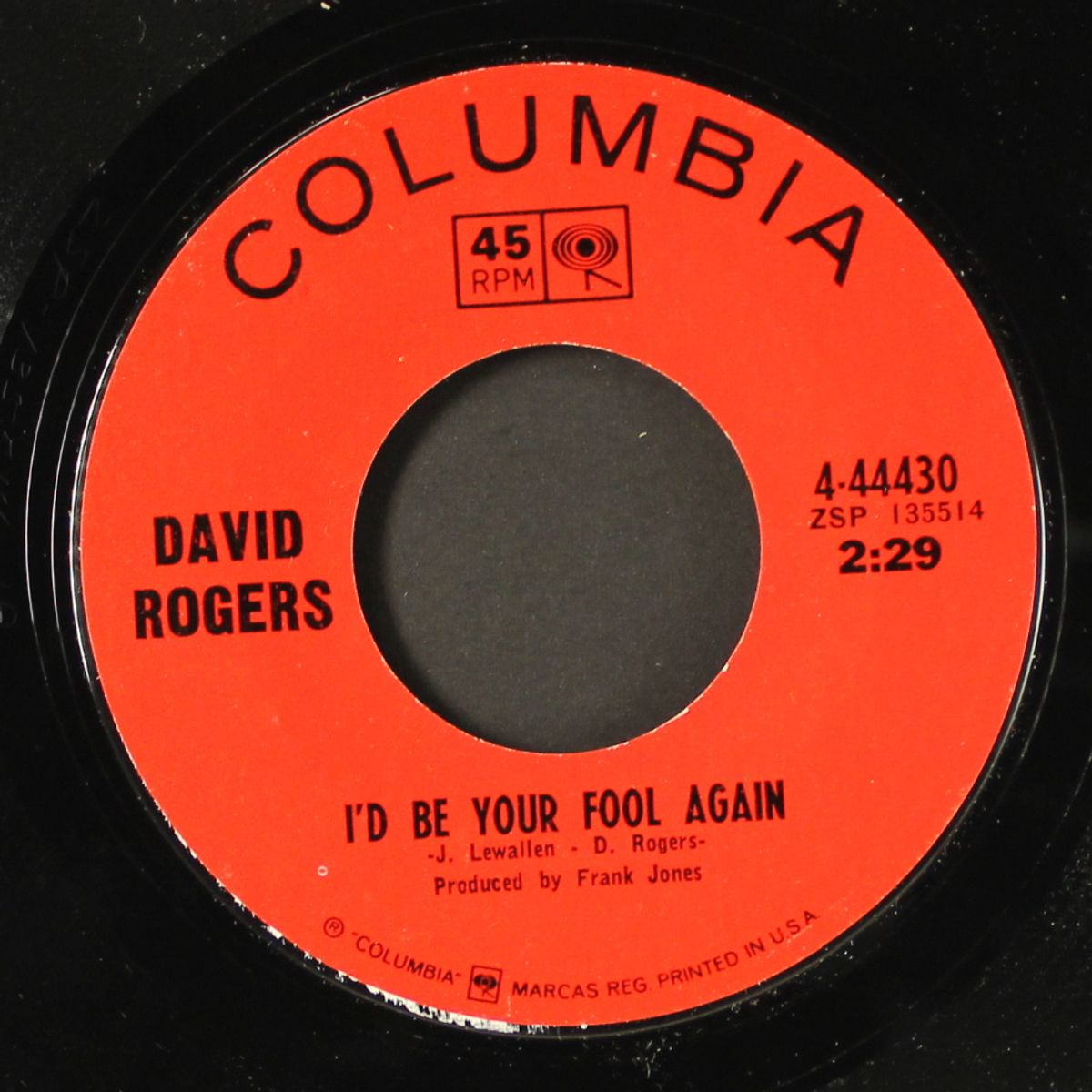 loser's shoes / i'd be your fool again by DAVID ROGERS