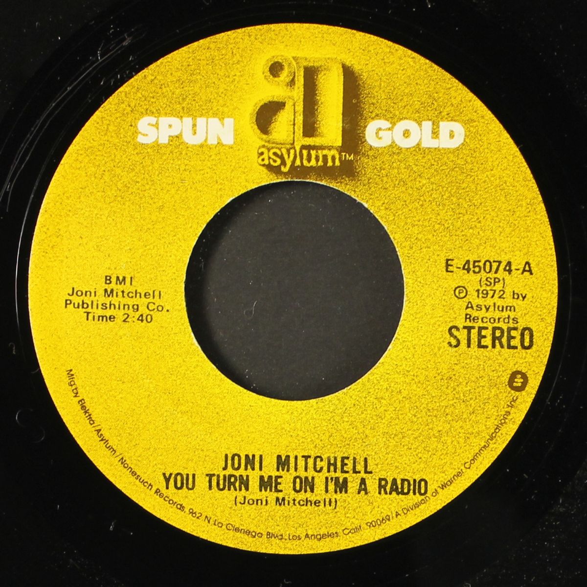 you turn me on i'm a radio / raised on robbery by JONI MITCHELL