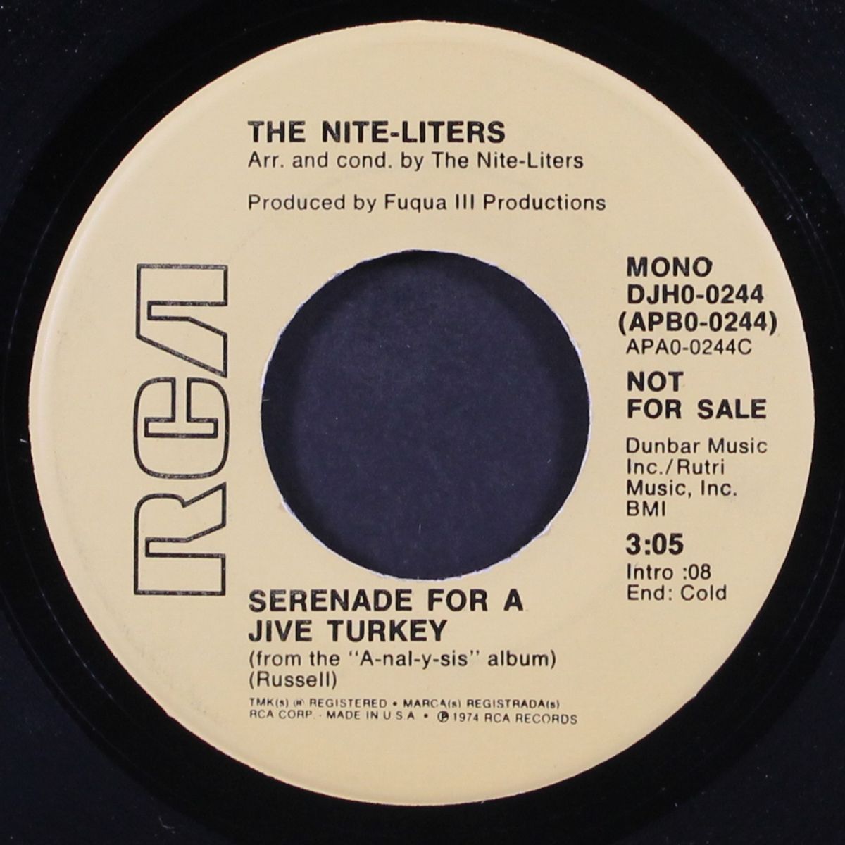serenade for a jive turkey / mono by NITE-LITERS