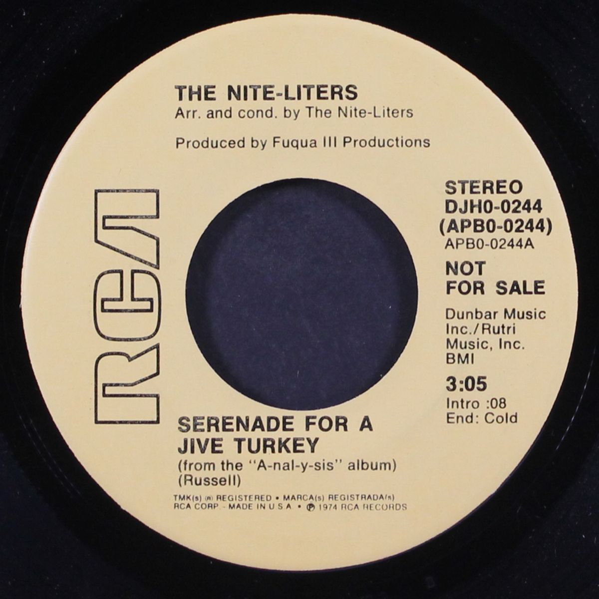 serenade for a jive turkey / mono by NITE-LITERS