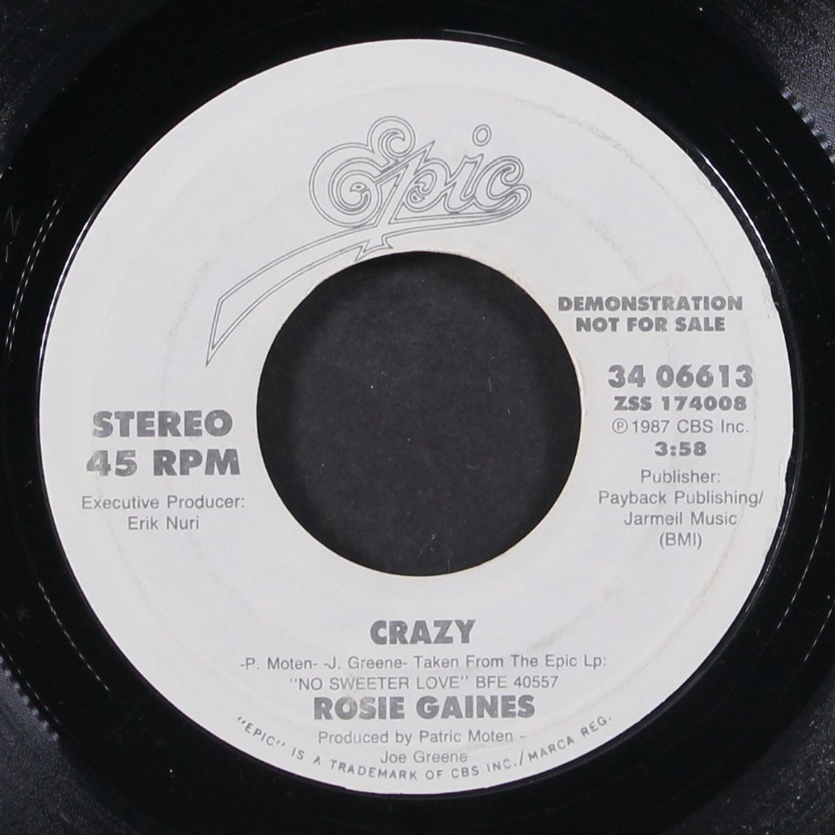 crazy / same by ROSIE GAINES