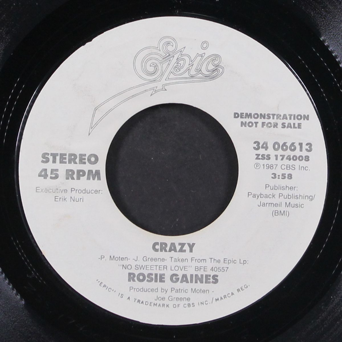 crazy / same by ROSIE GAINES